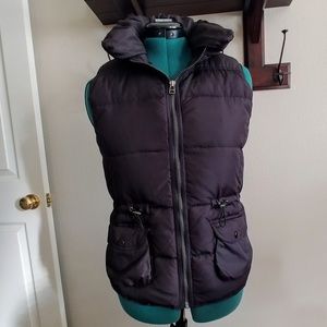 ❄Black Down / Feather filled Puffer vest Size M❄